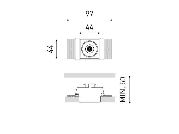 Алюминиевый светодиодный светильник Arkoslight Black Foster ARCH-00028123 - Вид №4