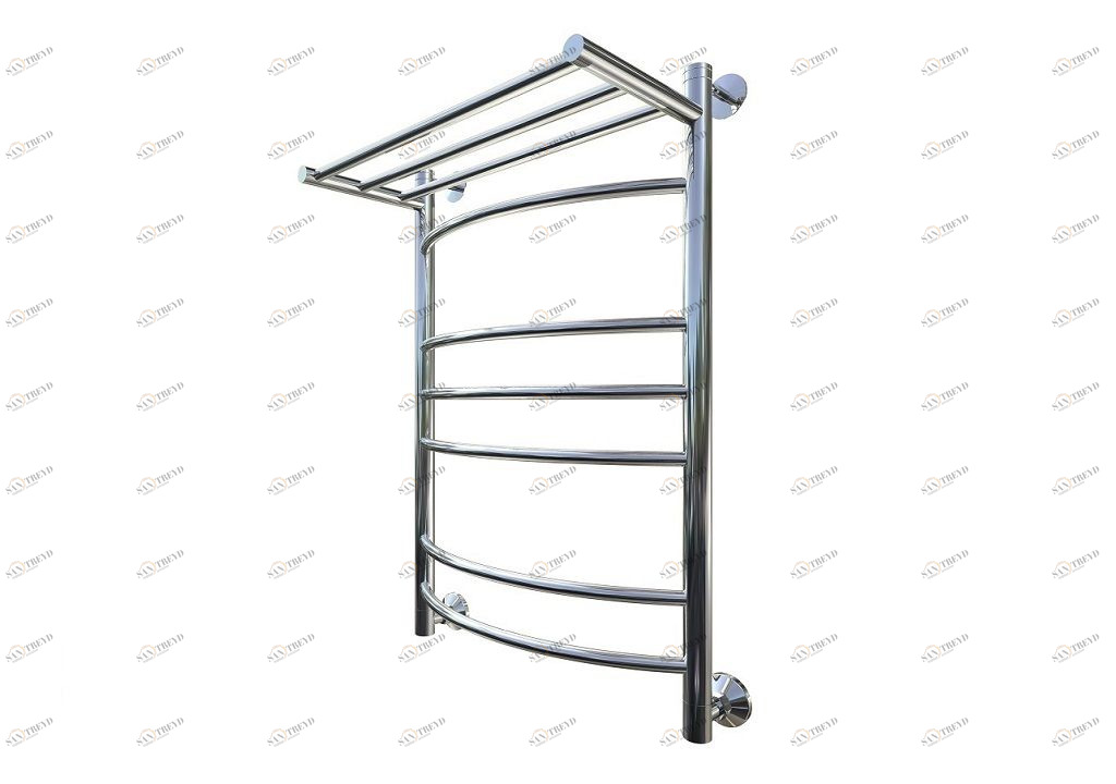 Полотенцесушитель водяной Aquanet Romeo(г2) 800x600, с верхней полкой 00234549