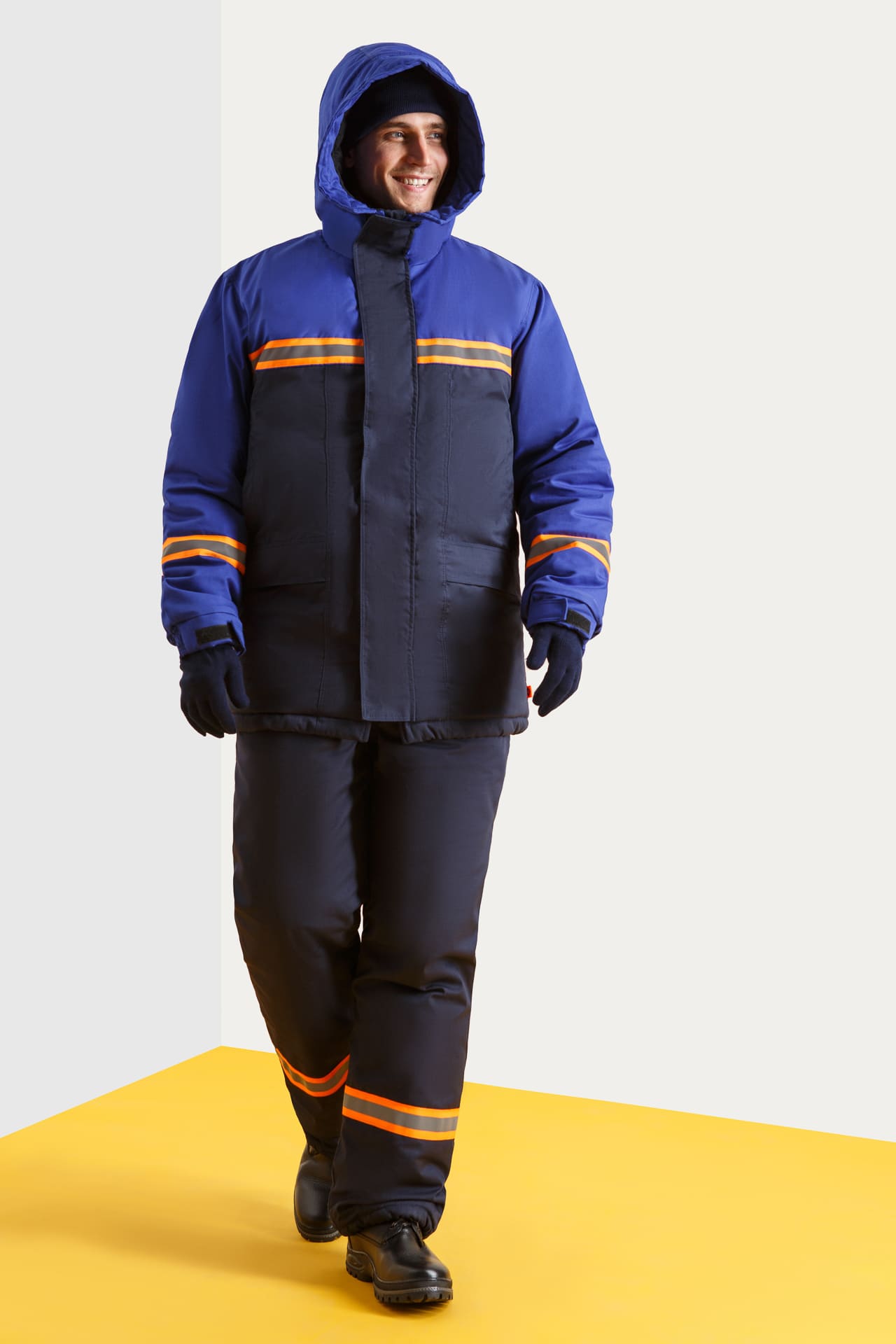 67977 Костюм "Энерджи" утепленный темно-синий василек  Зимняя спецодежда  размер 64-66/182-188  - Вид №8