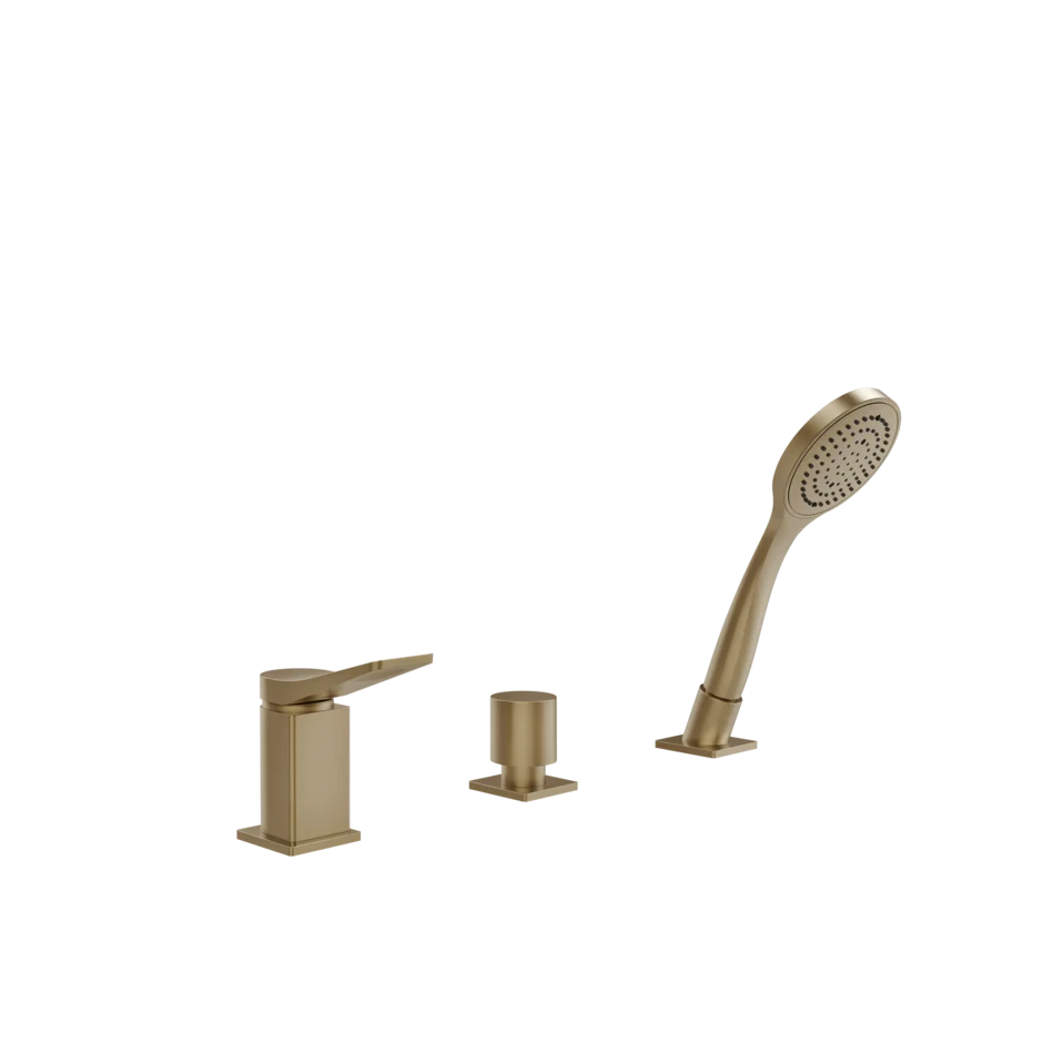 Смеситель для ванны 59043 726 Gessi Rilievo ТЕПЛАЯ БРОНЗА BR. PVD 59043726