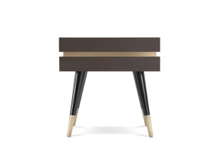 Деревянная прямоугольная тумбочка с ящиками