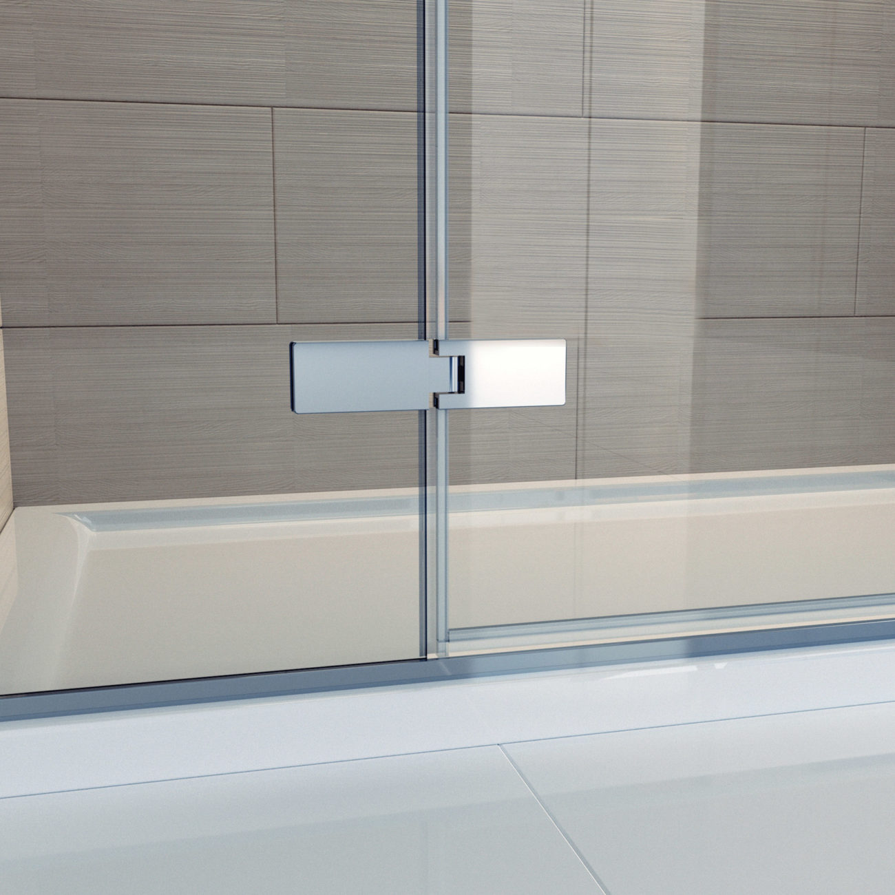 Дверь в нишу GHA925H L или R Merlyn Arysto Хромированный  - Вид №2