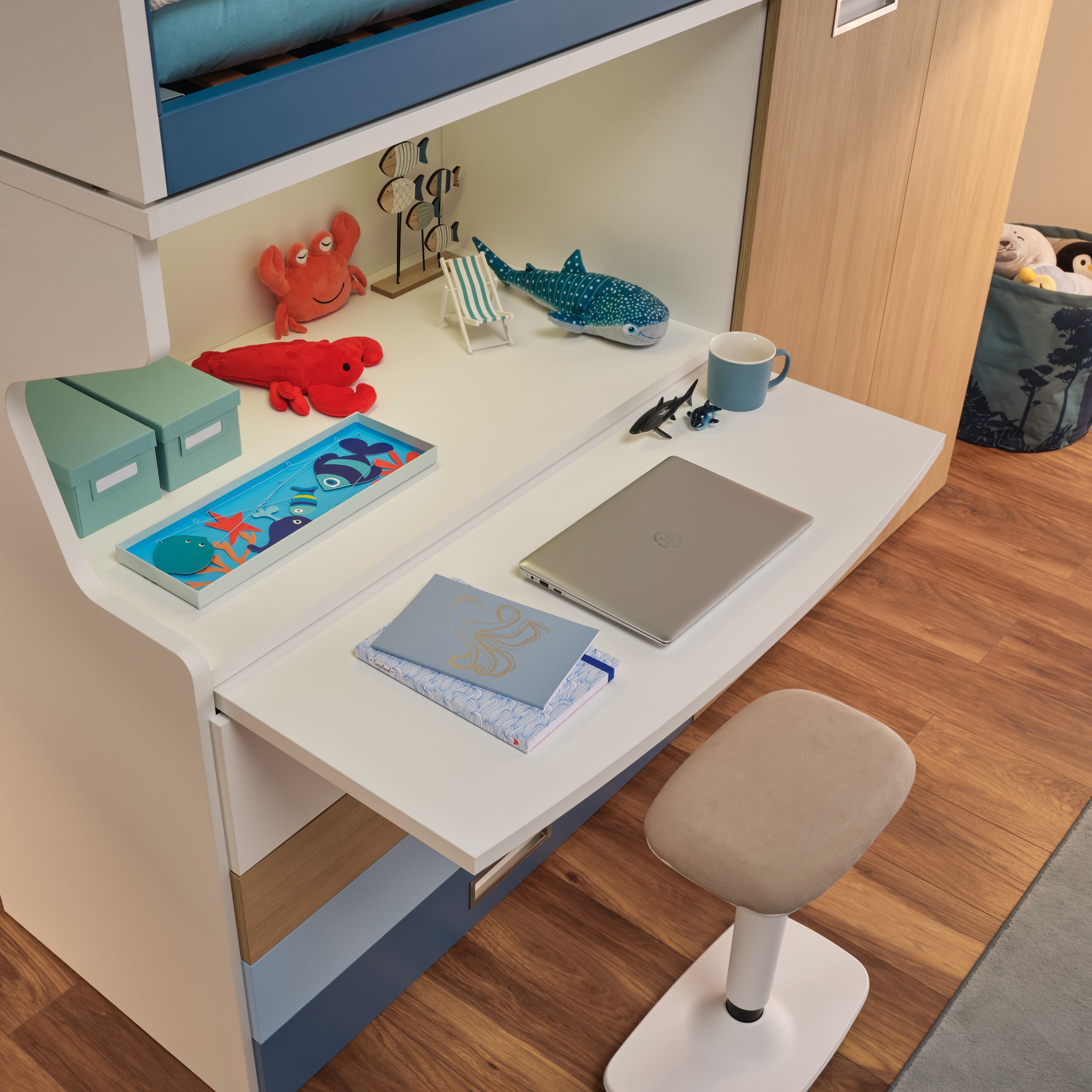 Состав с двухъярусной кроватью Level Smart Moretti Compact KC511 ARCH-00049355 - Вид №4