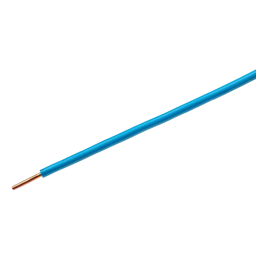 Провод Камкабель ПУГВ 1x2.5 на отрез ГОСТ цвет синий STLM-2164698