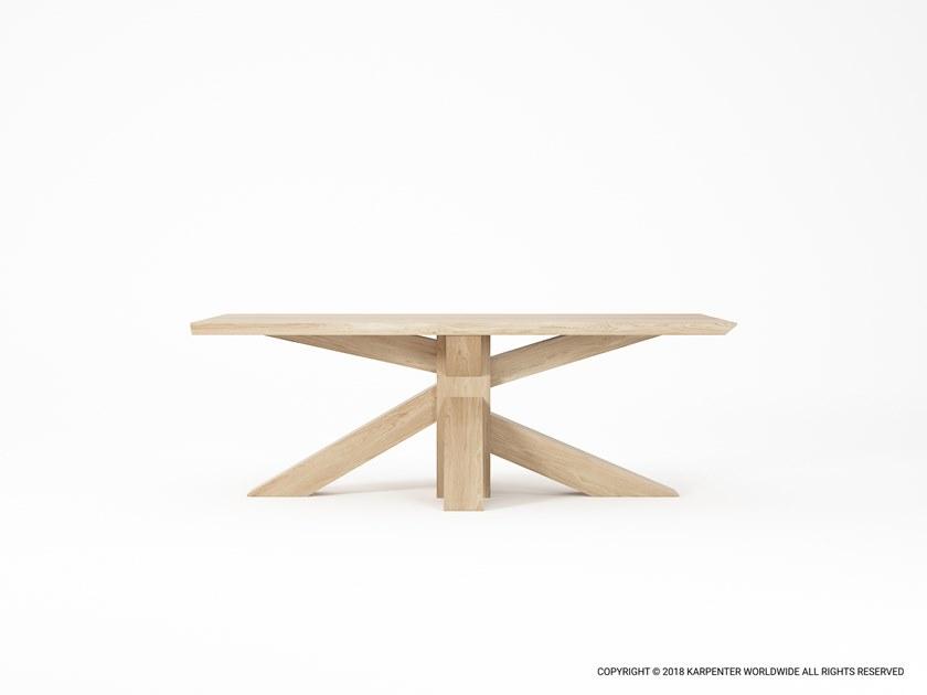 KARPENTER Прямоугольный журнальный столик из дуба Ki Ki02 - Вид №1