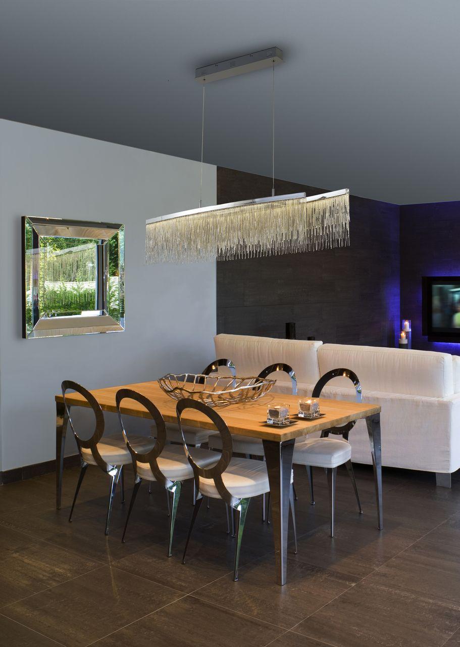 Подвесной светильник Mantra Destello 6255 MANTRA ДИЗАЙНЕРСКИЕ, DESTELLO 140024 Хром  - Вид №1