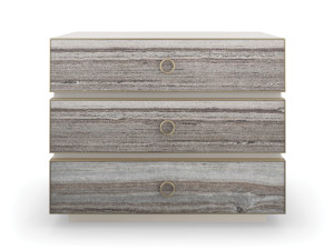 Прямоугольная тумбочка из песчаника с ящиками