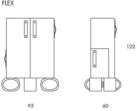 ARKOF LABODESIGN Контейнер для ели Flex sun-id-1503215 - Вид №3