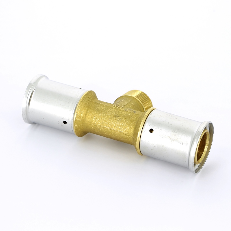 Тройник НР пресс HENCO 32x3/4x32 14P320532 - Вид №3