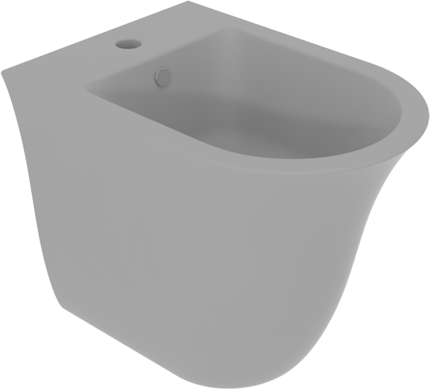 FLBI0119 Напольное биде приставное GSG CERAMIC Flut