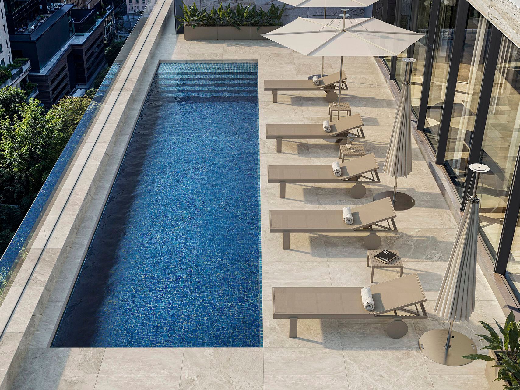 Лежак для сада с колесами Vondom ARCH-00125980 - Вид №2