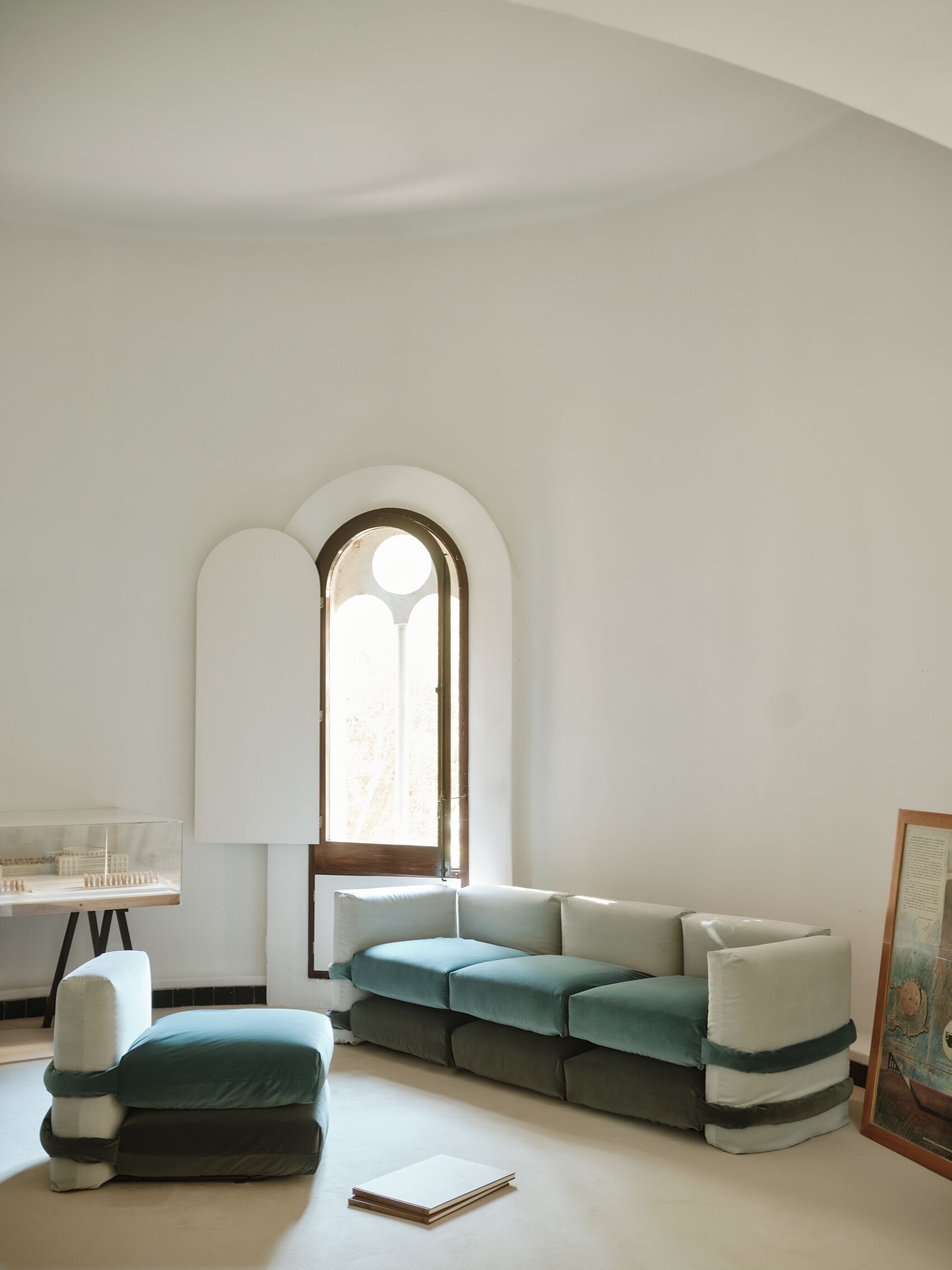 Модульный бархатный диван BD Barcelona PILLOW VELVET ARCH-00002067 - Вид №11