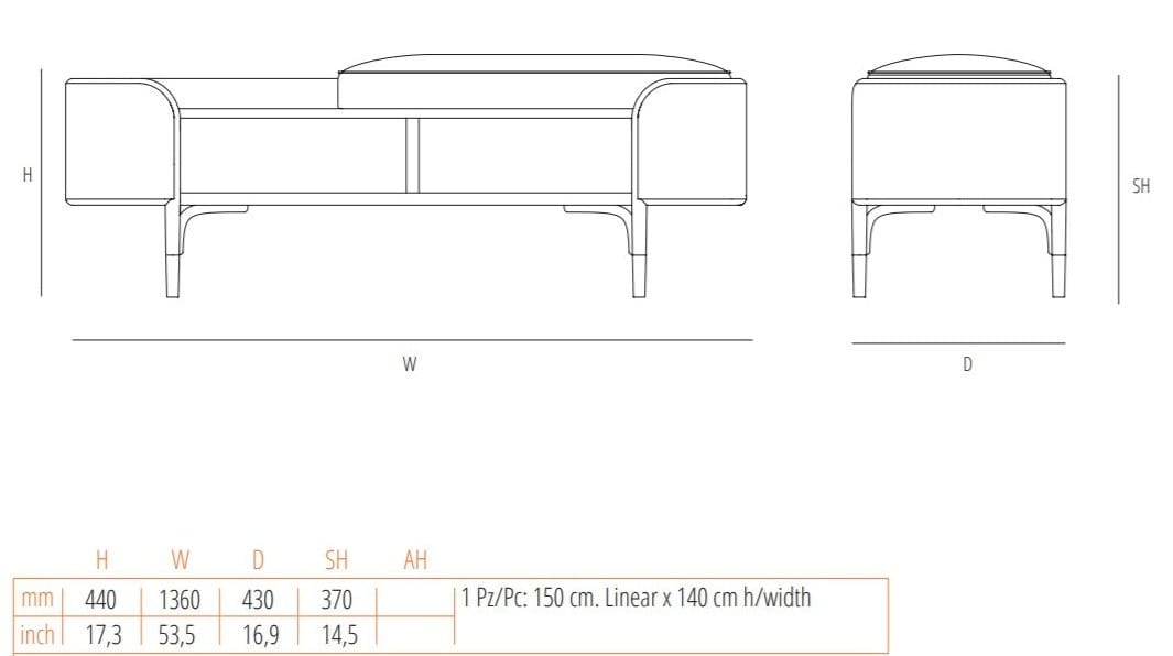 Скамейка из бука Wiener GTV Design Mos ARCH-00134201 - Вид №11
