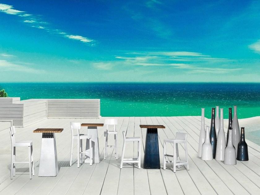 Gervasoni Табурет из алюминия с порошковым покрытием со спинкой Gervasoni outdoor sun-id-1488588 - Вид №7