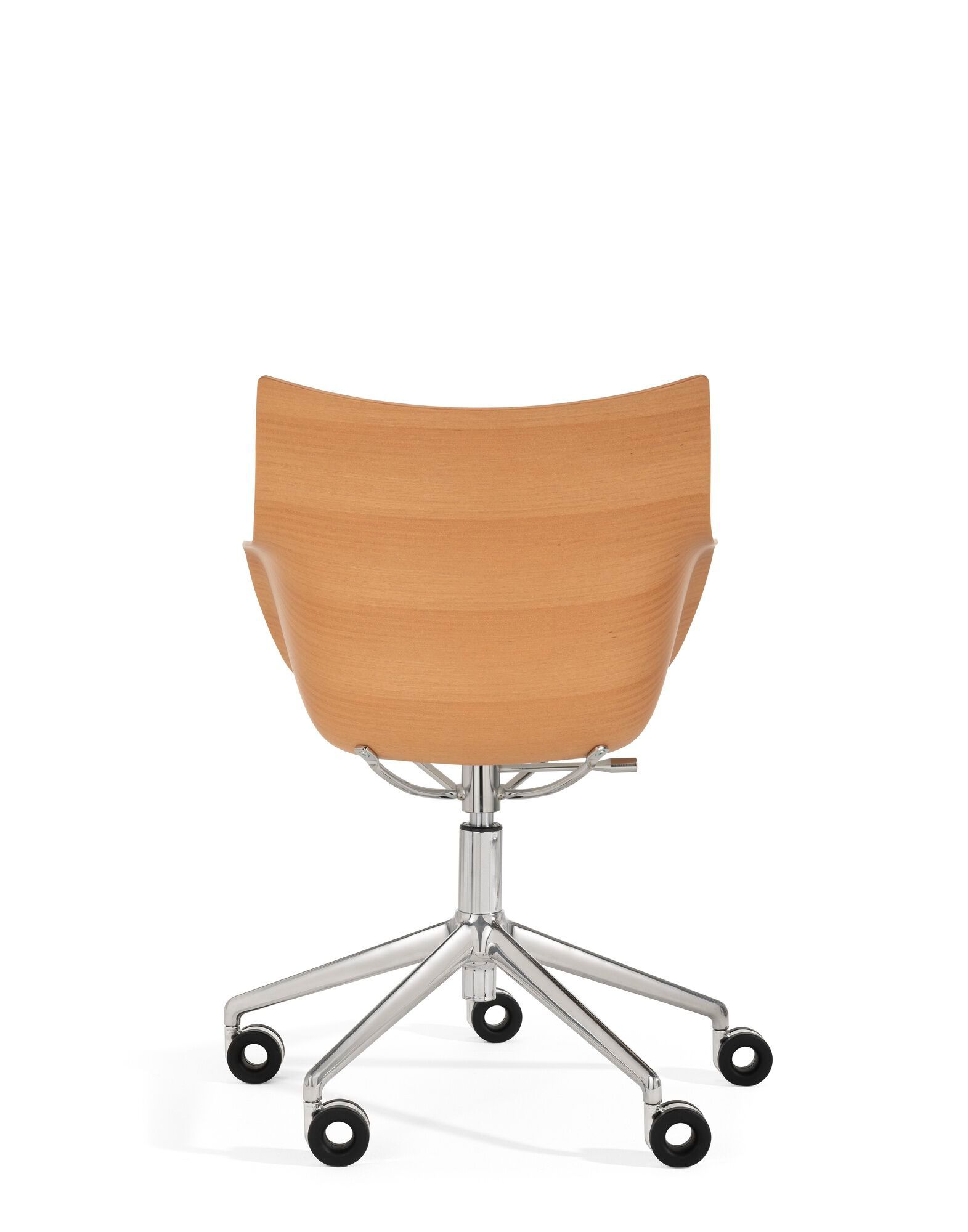 Стул с регулируемой высотой из шпона с колесами Kartell Smart Wood ARCH-00040971 - Вид №15