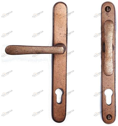 Dauby Бронзовая ручка на пластине с накладкой Pure® 13390