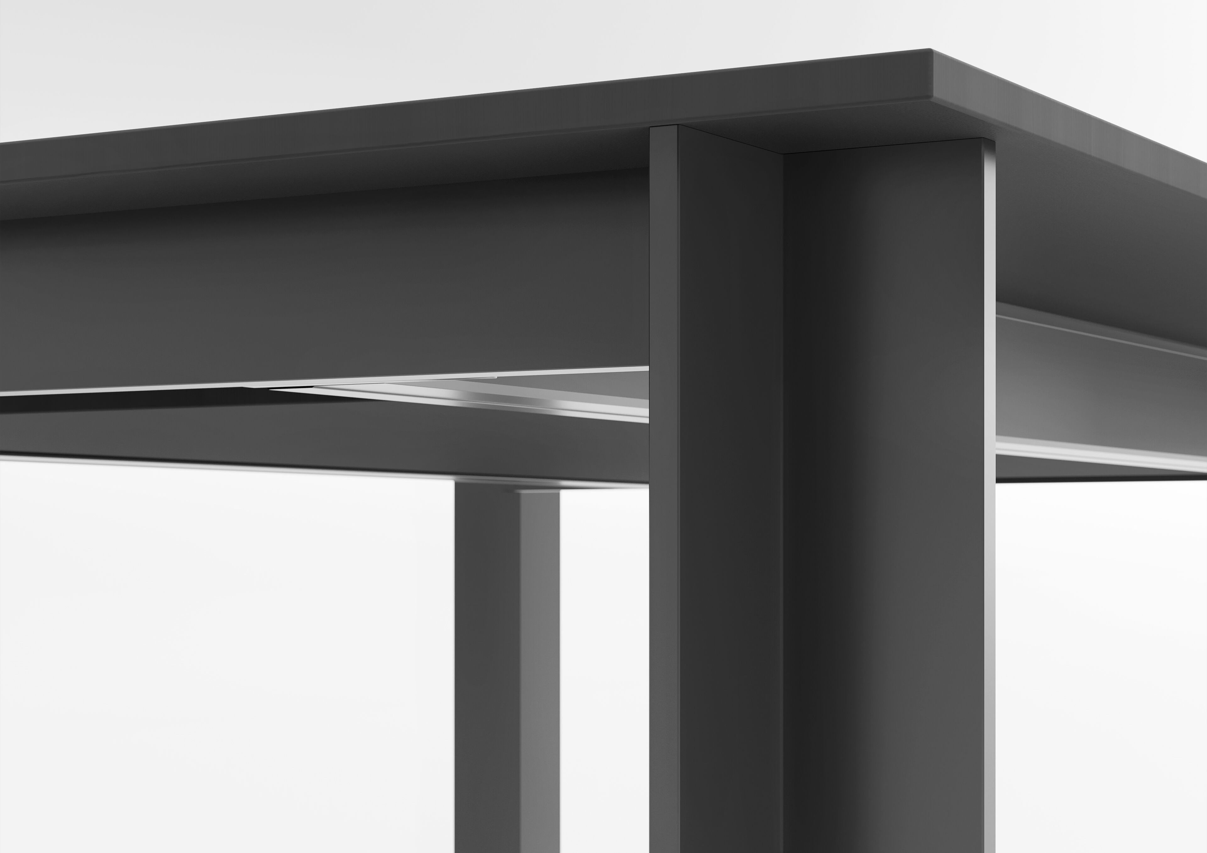 Квадратный стол с алюминиевой рамой ALMA DESIGN RORI ARCH-00067823 - Вид №3