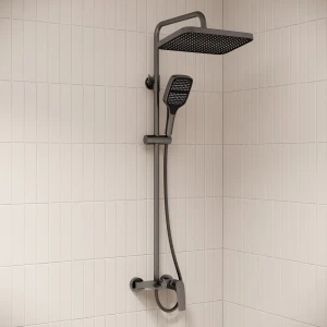 89392207 Душевая система Iddis Lahta LAHGM3Fi06 со смесителем 3 режима цвет графит