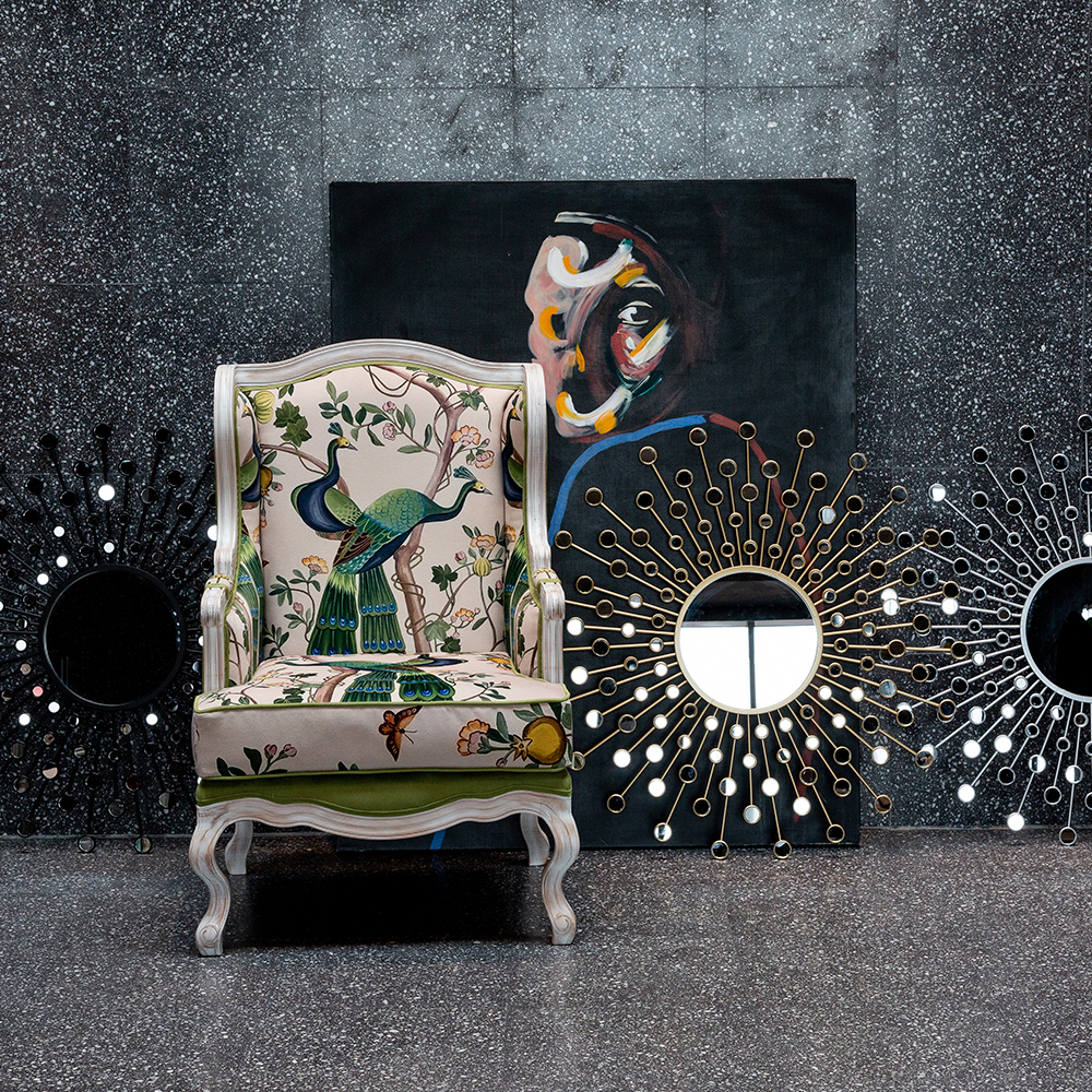 21060731 Кресло «Индокитайский зелёный павлин» Object Desire  - Вид №5