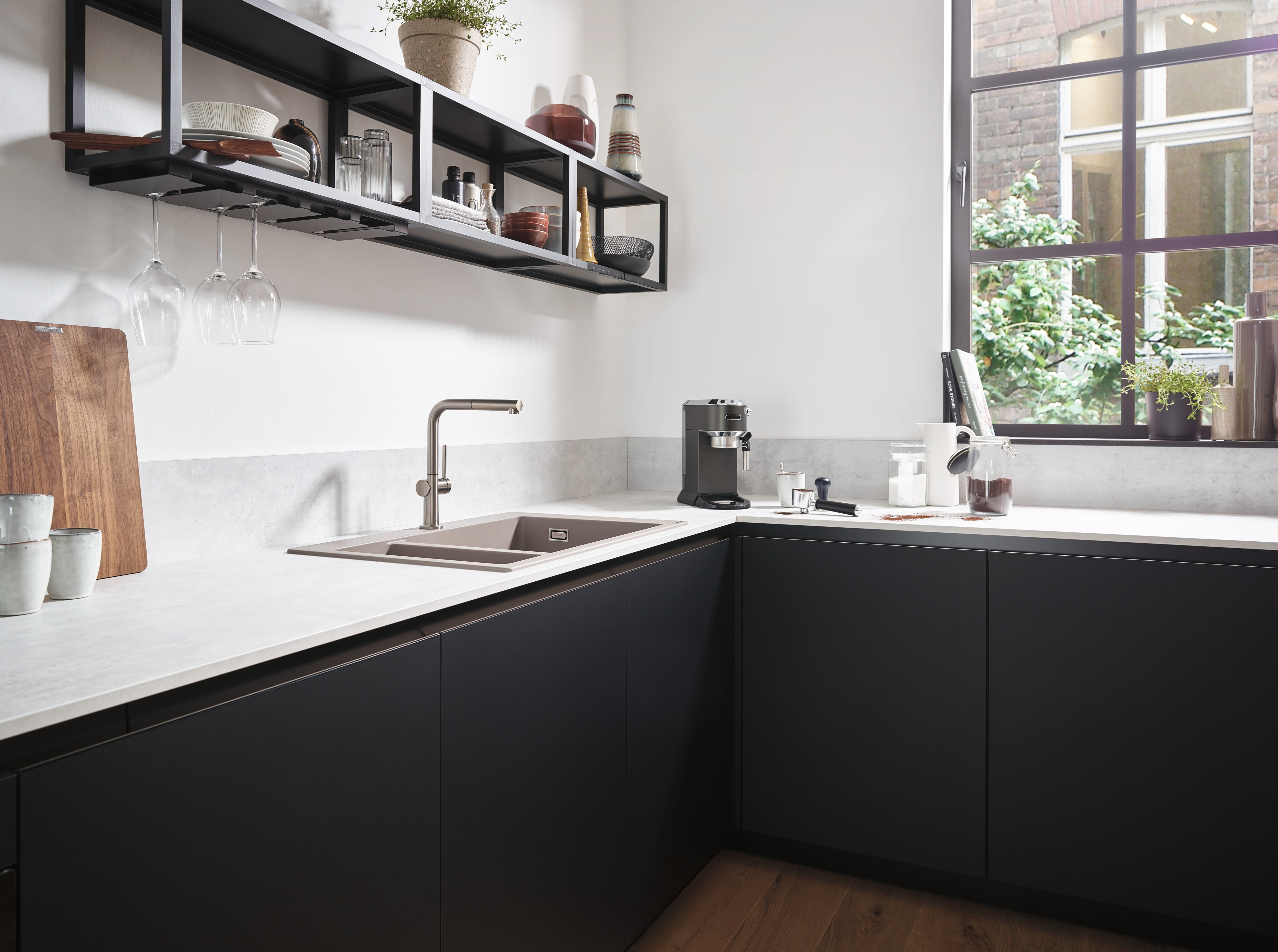 43315170 S51 S510-F635 Встраиваемая мойка 180/450 Hansgrohe  - Вид №1