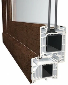 Diquigiovanni Входная дверь из алюминия и пвх со стеклянными панелями Dqg 85 smart