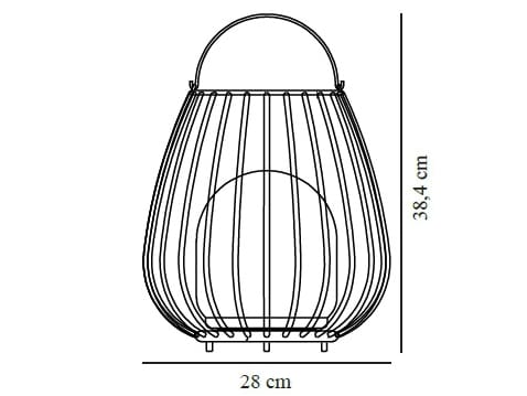 Металлическая наружная настольная лампа Nordlux JIM TO-GO ARCH-00015357 - Вид №4
