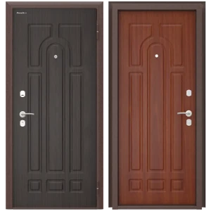 Дверь входная металлическая Оптим 98x205 см правая итальянский орех