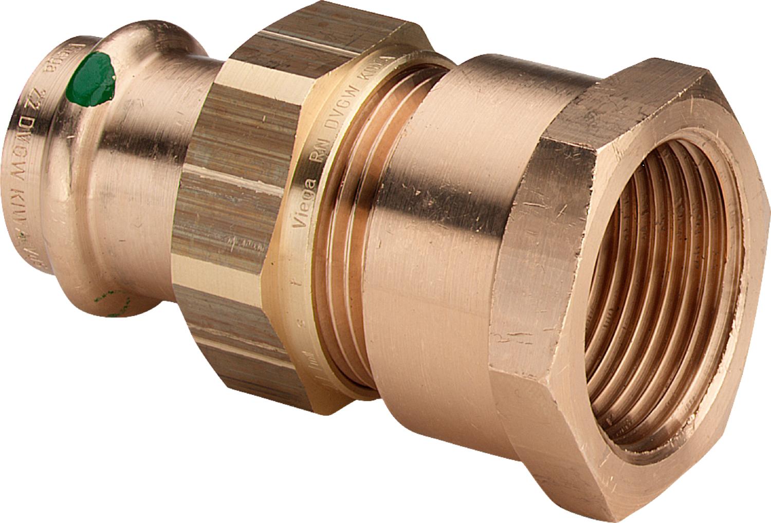 Viega Соединительный элемент резьбовой разъемный Sanpress 2262 (128975) 128 975