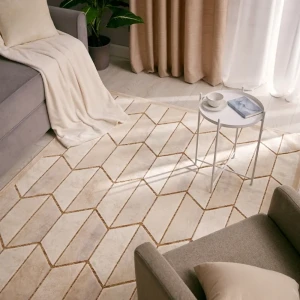 Ковер вискоза Рим 1074J 160x235 см цвет бежевый