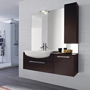 Комбинация ванной комнаты FLY126 в отделке Planet 75 Ceramica / Rovere Wengè MILLDUE FLY