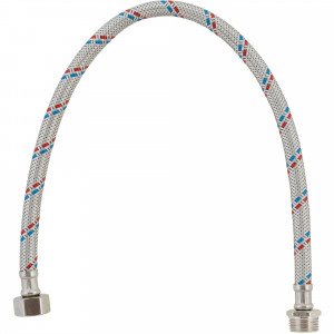 82894106 Гибкая подводка для воды, 1/2", штуцер-гайка, 80 см