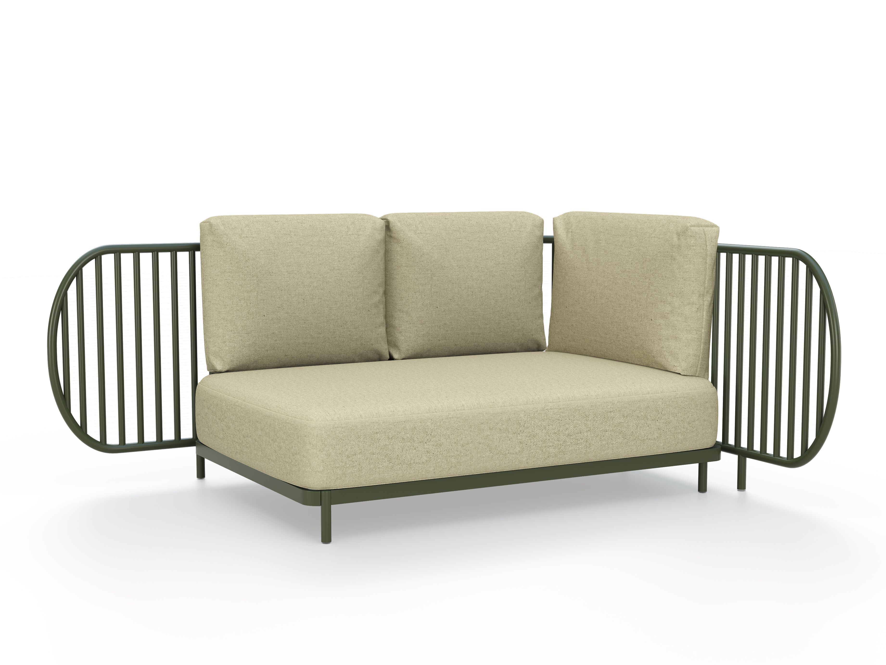 Sunbrella ® 2-местный алюминиевый угловой садовый диван YAAZ Ova ARCH-00097592 - Вид №5