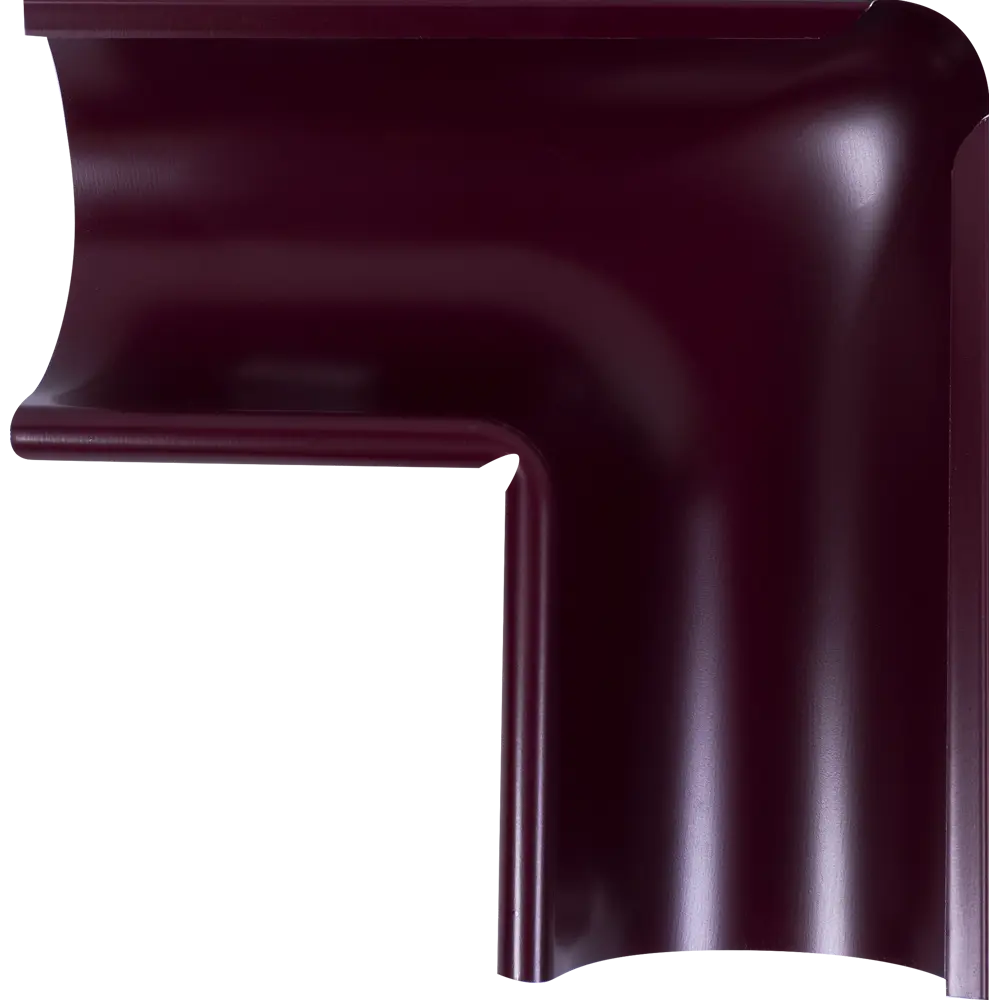 Угол желоба внутренний 90° D125 мм цвет вишня ВЕГА STLM-2169294 - Вид №1