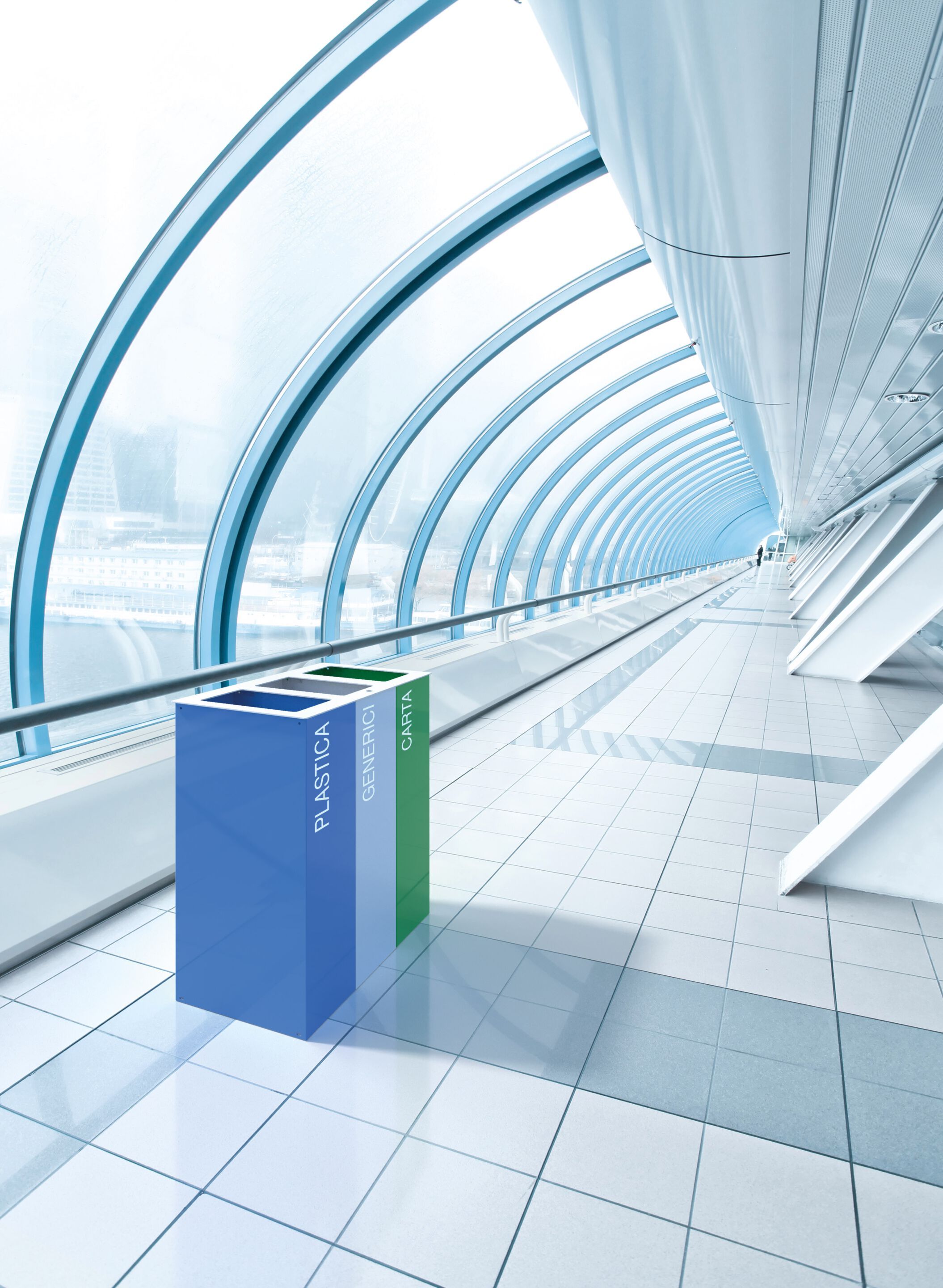 Стальная корзина для мусора для утилизации отходов Studio Città ECO BIN ARCH-00062260 - Вид №3