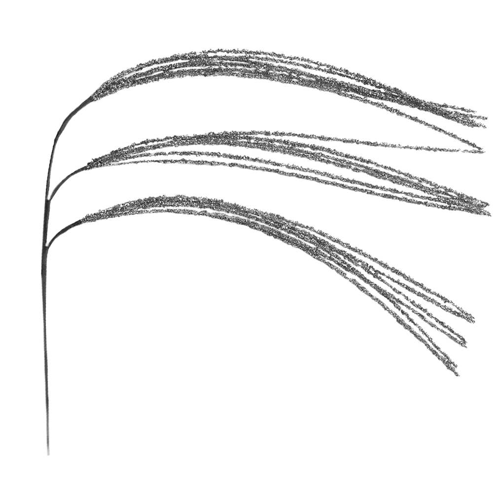 89381621 Изделие декоративное Ветка 97x10 см серебро STLM-1333953 Santreyd  - Вид №1