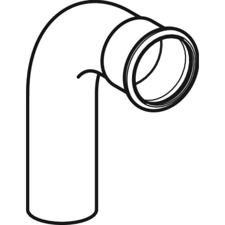 GEBERIT 20703 Отвод Geberit Mapress из углеродистой стали, с гладким концевиком  - Вид №1