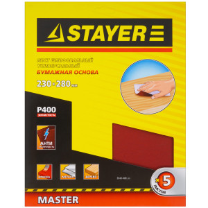 Шлифовальный лист Stayer 3543-400_z01 9170411