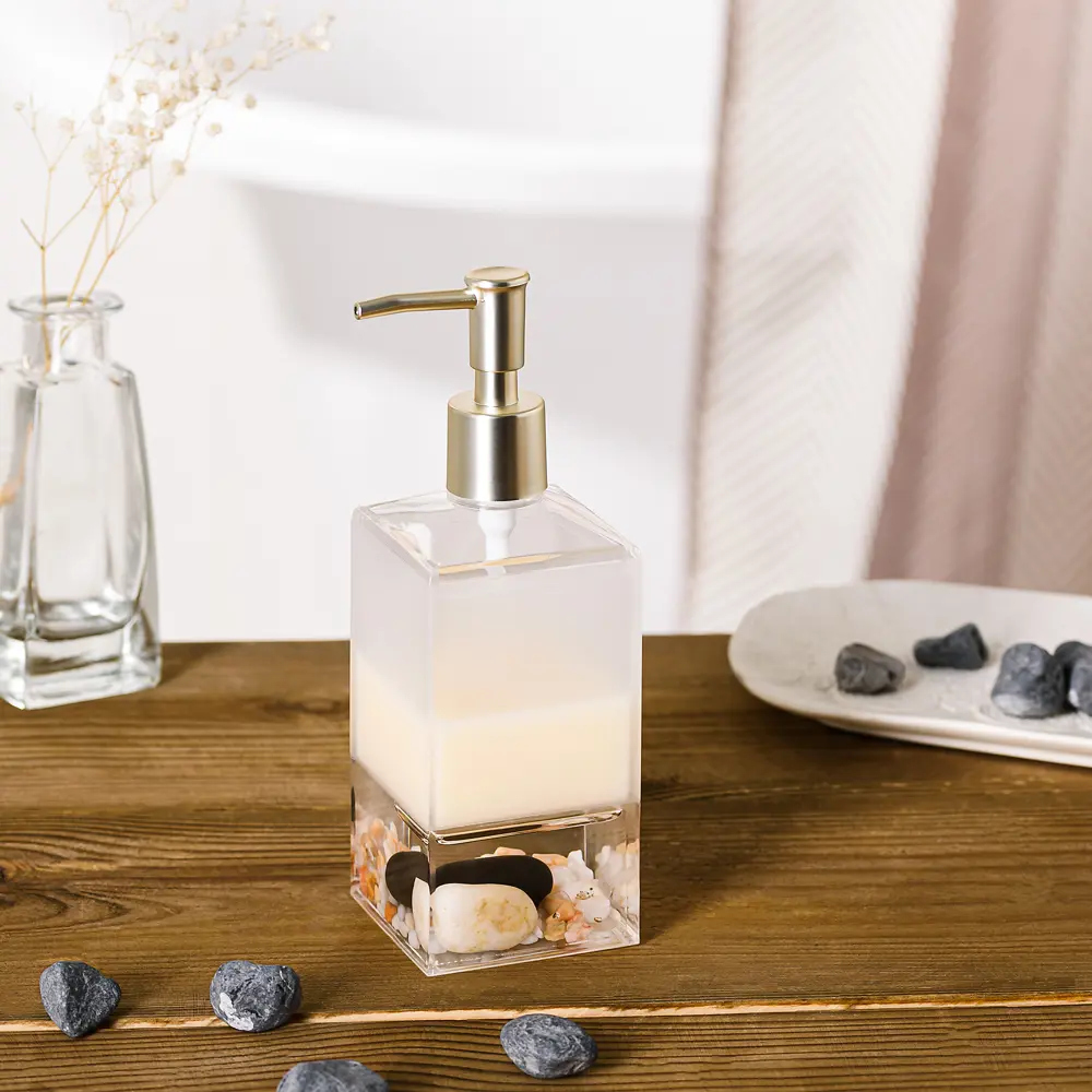 Дозатор для жидкого мыла Moroshka Verran Luna цвет прозрачный STLM-2112449 - Вид №5