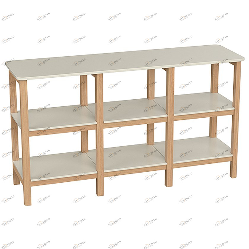 Стеллаж низкий Classic молочный ELLIPSE ELLIPSE CLASSIC 351704 Молочный Santreyd 