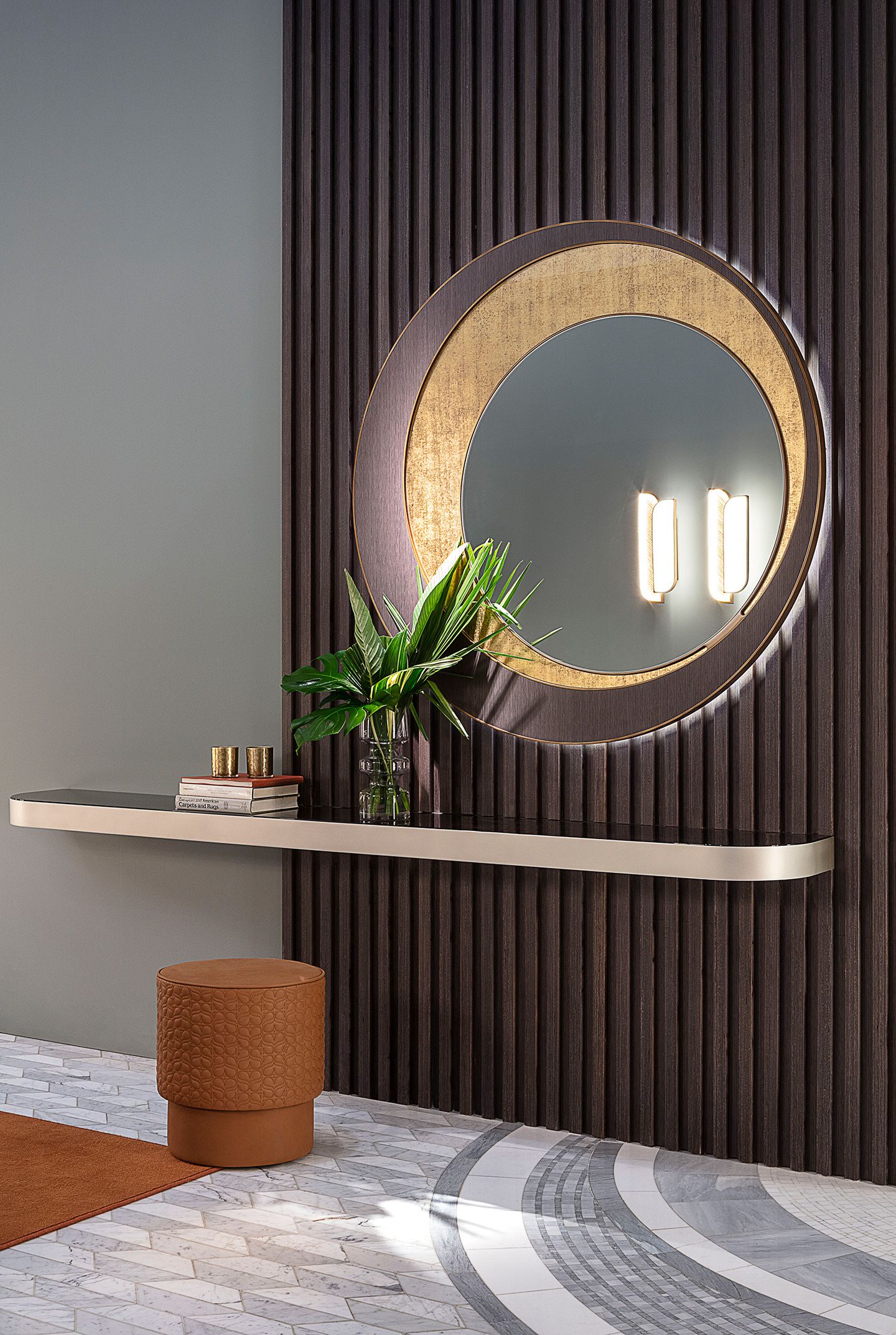 Круглый пуф из ткани Sicis Chamaleon ARCH-00074173 - Вид №1