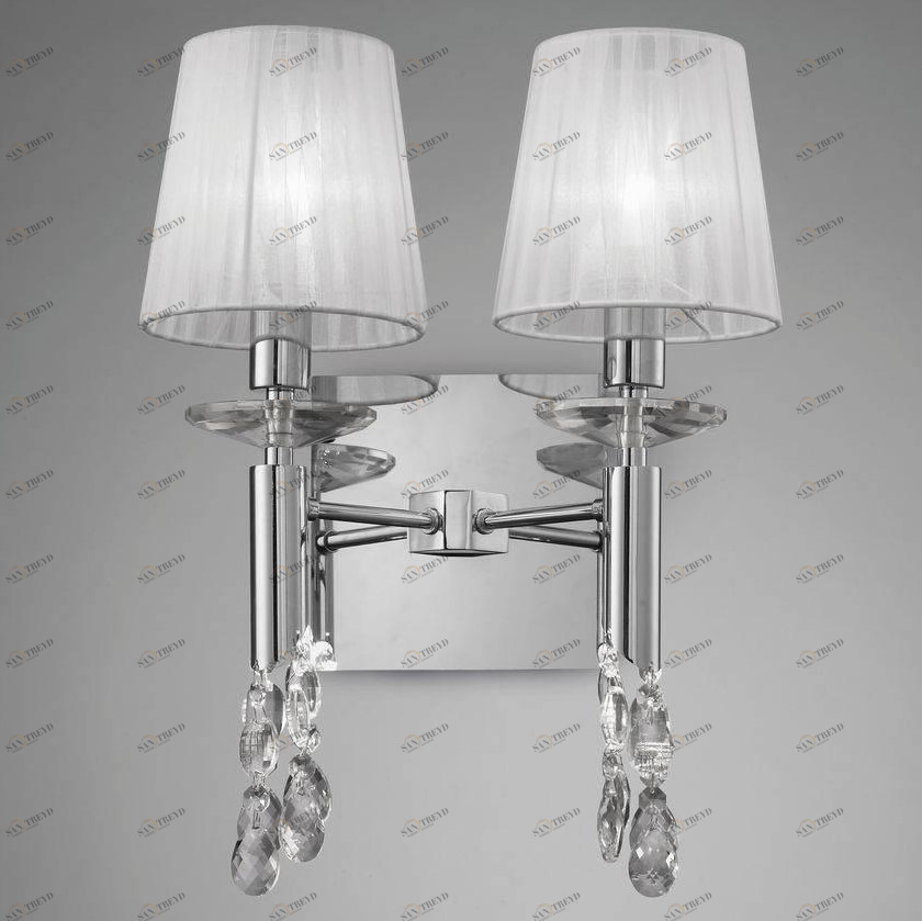 Бра Mantra Tiffany 3863 MANTRA  077282 Белый;прозрачный;серебро 