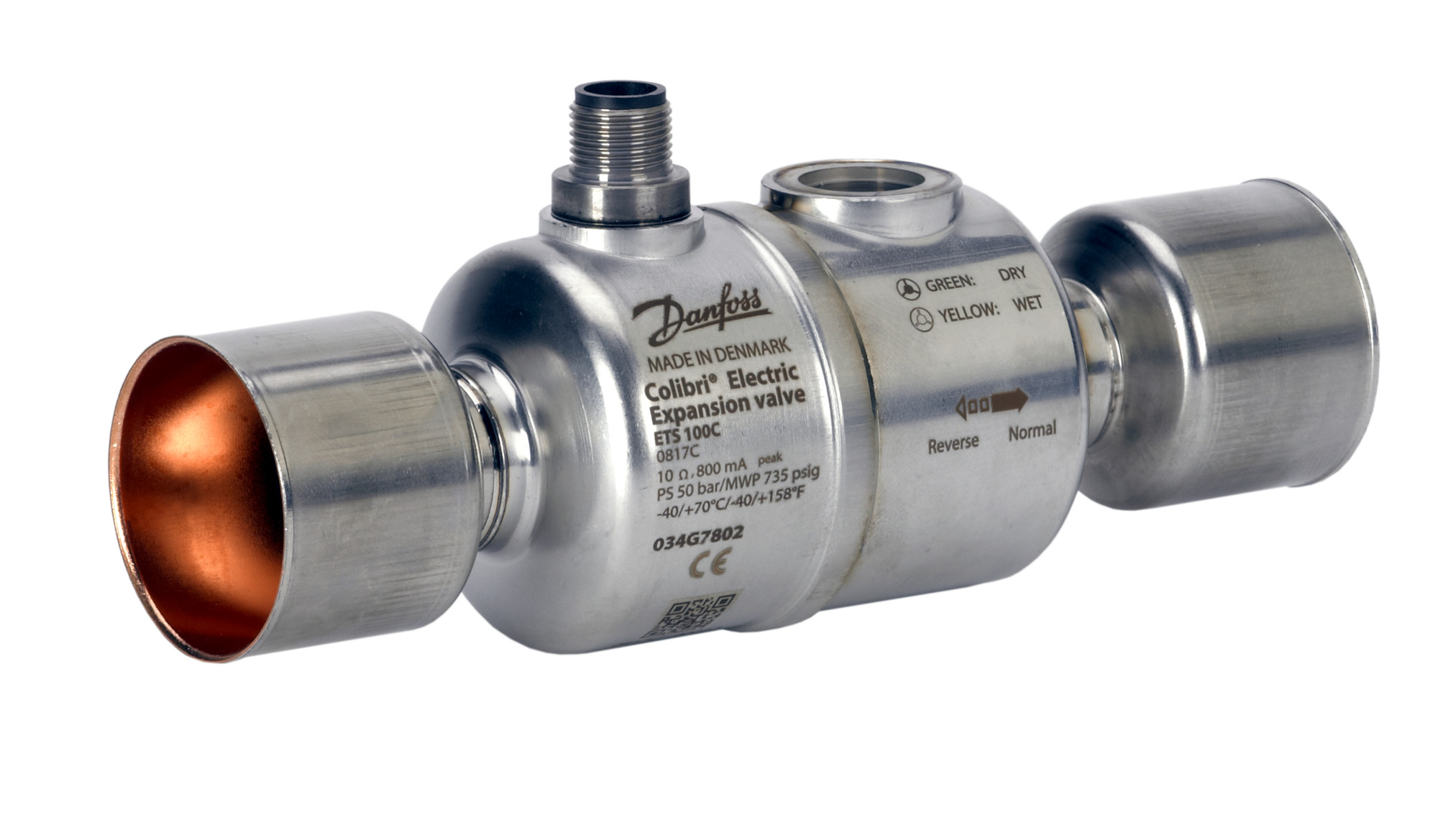 Danfoss ETS 12C - ETS 100C (Colibri®) — Электронный расширительный клапан шагового типа ETS 25C Клапан терморегулирующий 034G7602  - Вид №7