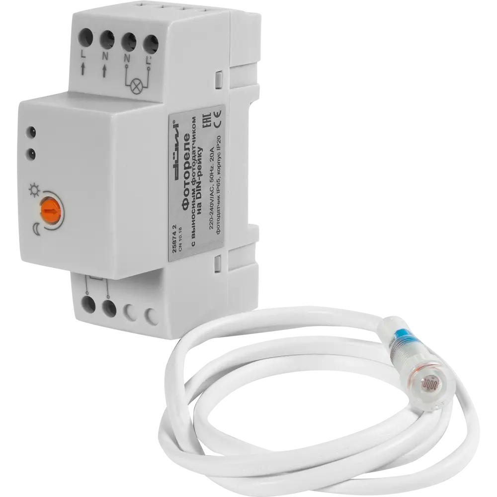 Фотореле DUWI с выносным датчиком для автоматического освещения 82019144 STLM-0017735