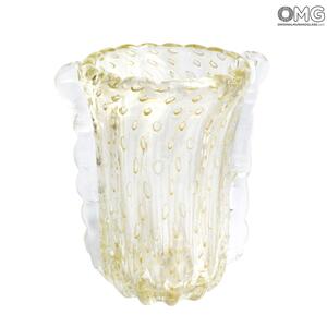 1728 ORIGINALMURANOGLASS Дутая ваза Флейта - Morasso - Муранское стекло 22 см