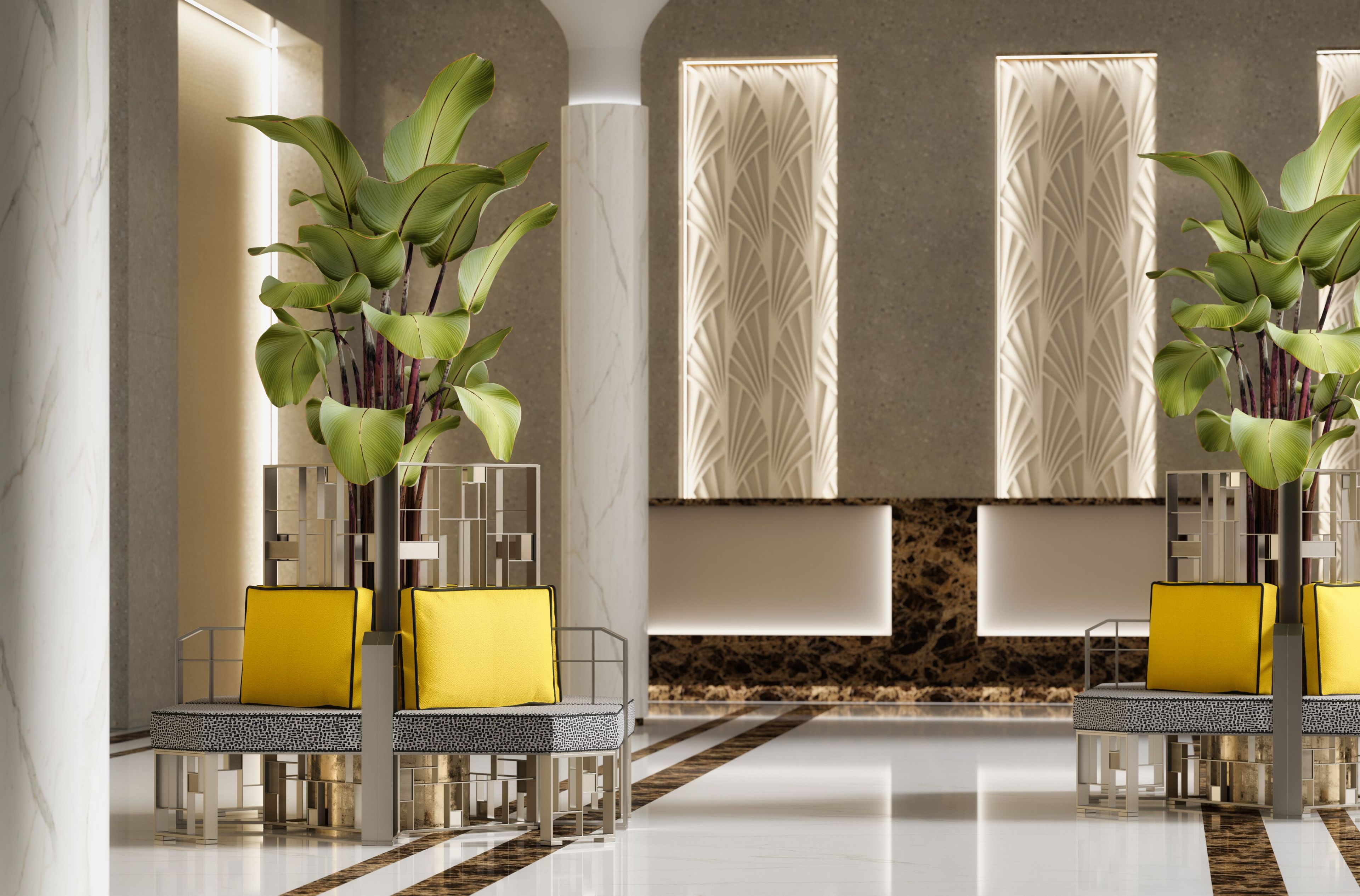 Латунное кресло с подлокотниками Galbiati Exclusive Interiors ARCH-00134698 - Вид №1