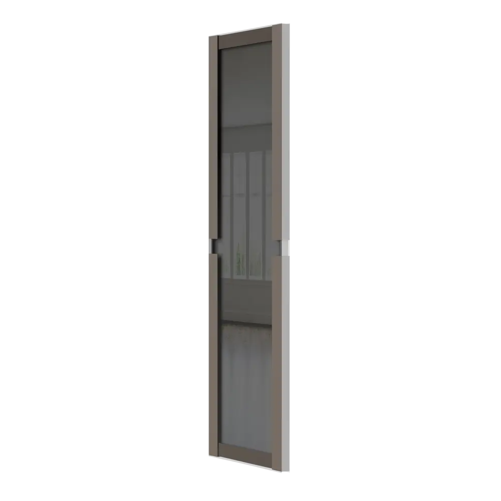 Дверь-купе KONSENSA 244.5x70.4 см с зеркалом профиль матовое серебро STLM-2162257 - Вид №6
