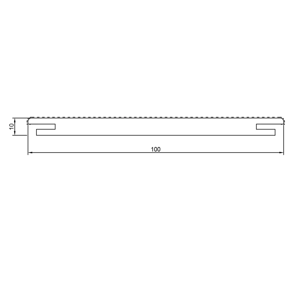 Добор дверной коробки Ситти 2070x100x10 мм финиш-бумага дуб эдисон VELLDORIS STLM-2153520 - Вид №2