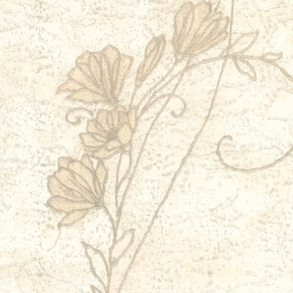 Обои флизелиновые Vog Collection Веточка бежевые 1.06 м 7347-12 STLM-2148570 - Вид №1