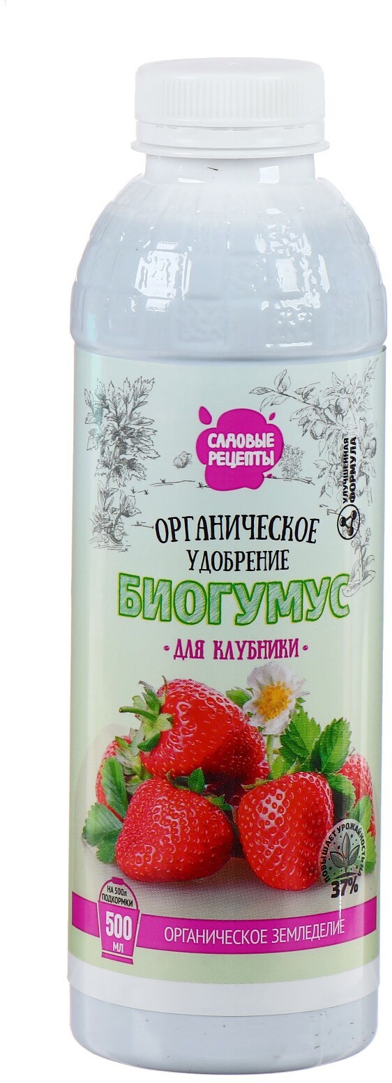 91082826 Органическое удобрение Биогумус Садовые рецепты для клубники 0.5 л STLM-0475023 ЗЕЛЕНОЕ СЕЧЕНИЕ