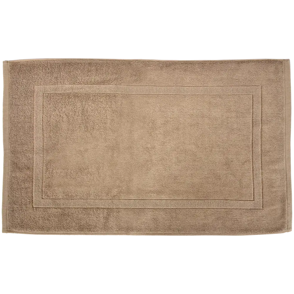 Коврик для ванной комнаты Sensea Terry 50x80 см цвет бежевый 82252868 STLM-2135302 Без серии
